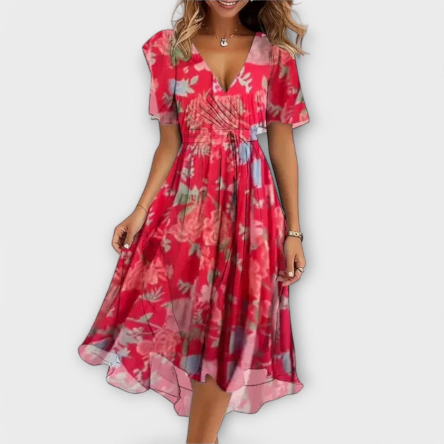 Lilian – V-Neck Elegance Dress