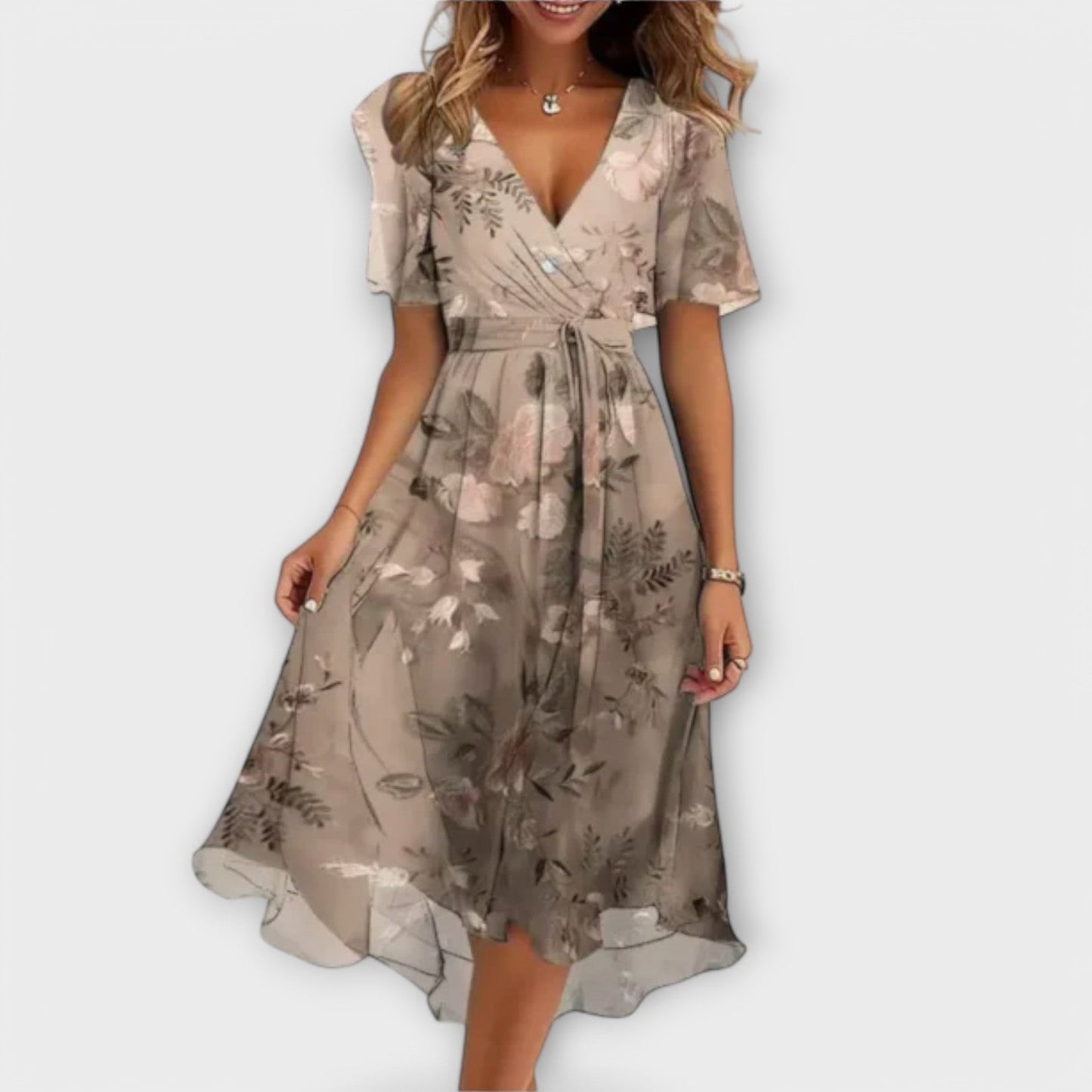 Lilian – V-Neck Elegance Dress