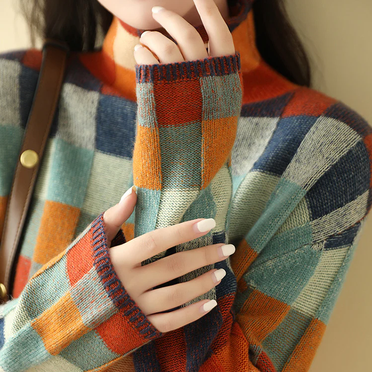 Sophia Cashmere Turtleneck Sweater
