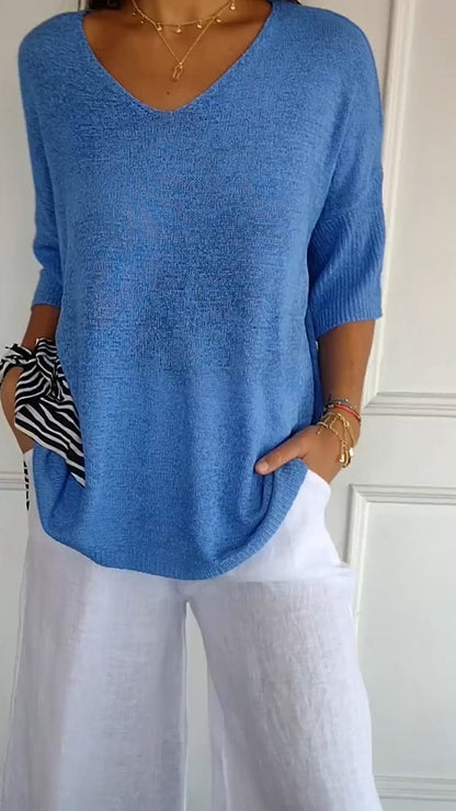 Bianca - V-neck knit