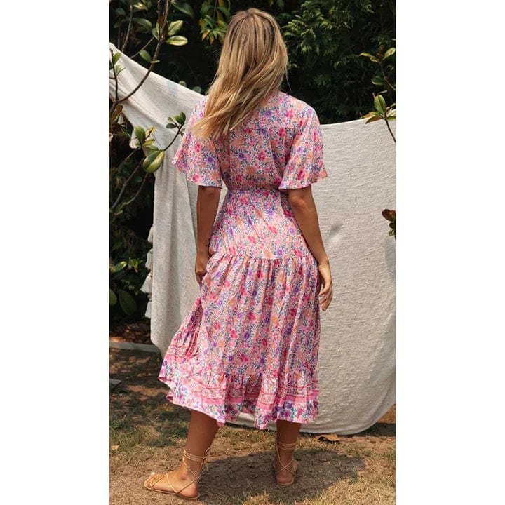 Celeste – Rustic Ibiza Maxi Dress