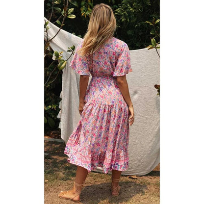 Celeste – Rustic Ibiza Maxi Dress