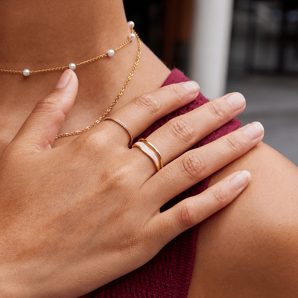 Harriet – Adjustable Enamel Ring
