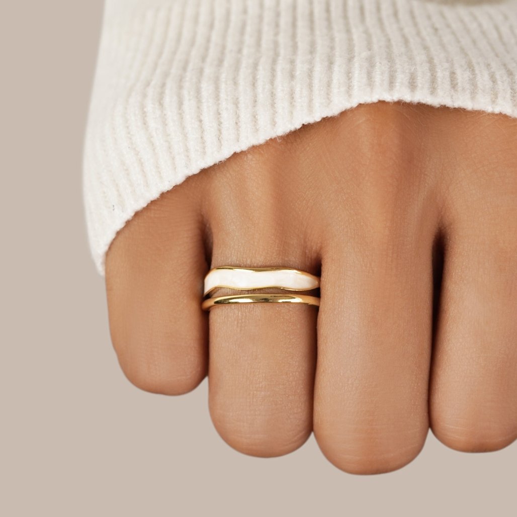 Harriet – Adjustable Enamel Ring
