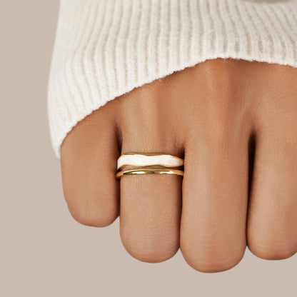 Harriet – Adjustable Enamel Ring