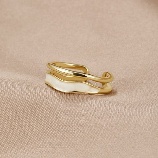 Harriet – Adjustable Enamel Ring