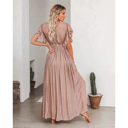 Celeste – Taupe Ibiza Maxi Dress