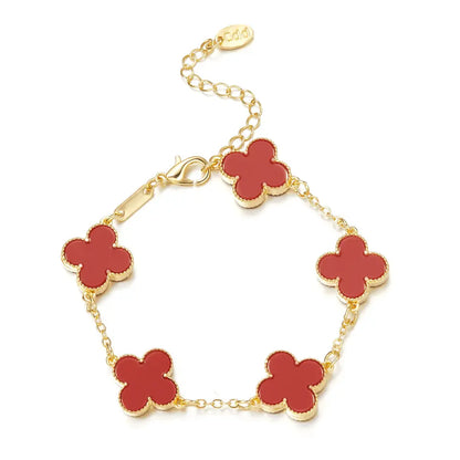 Vintage Elegance Clover Bracelet